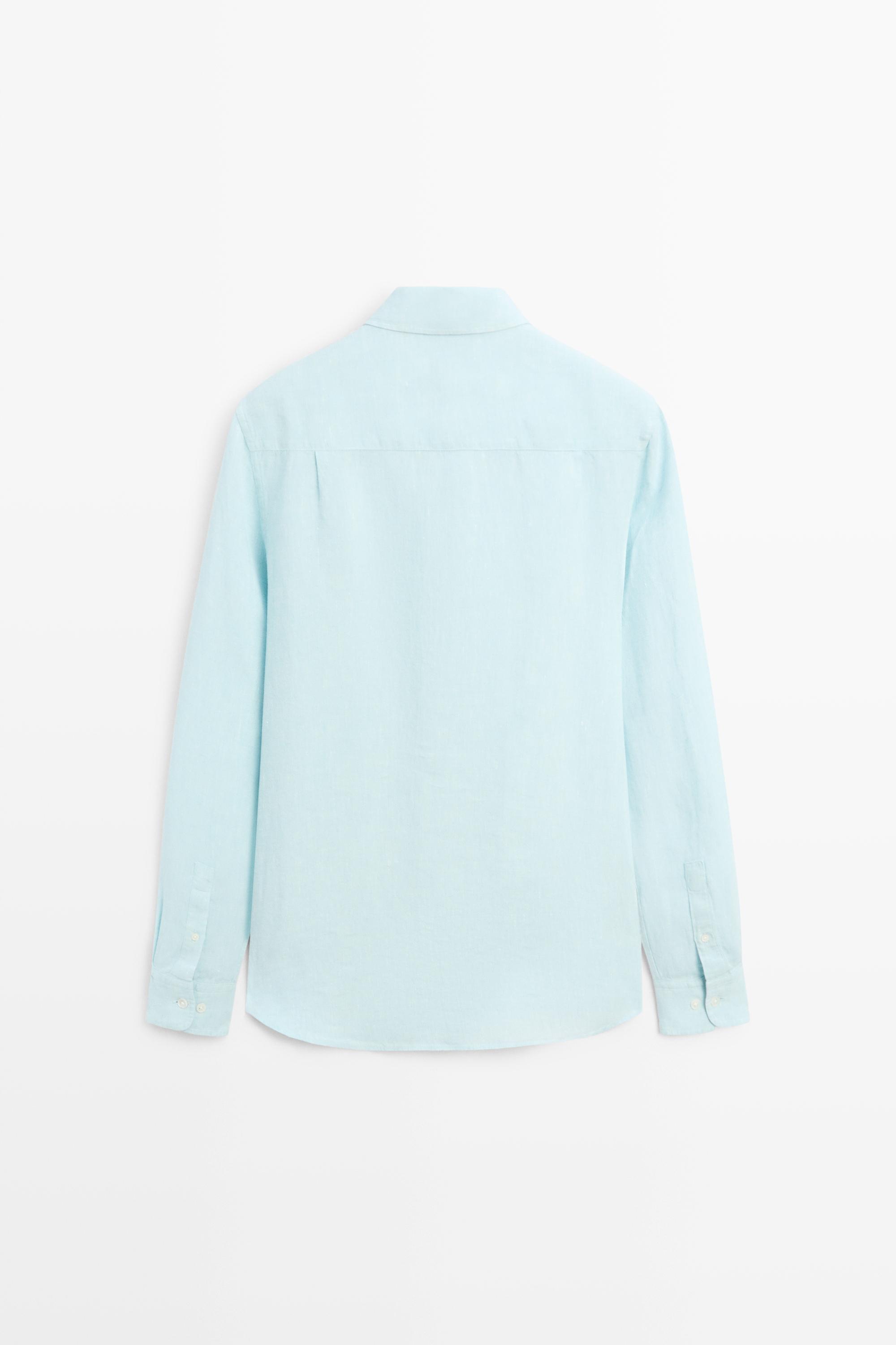 Chemise regular fit 100 % lin
